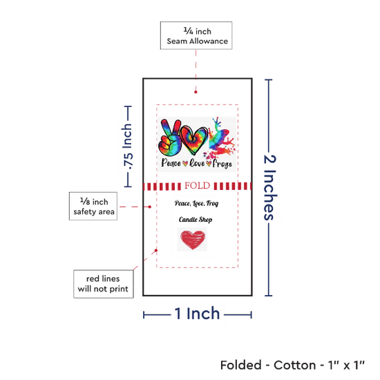 PPLR_HIDDEN_PRODUCT Print Your Logo or Image on FOLDED Cotton Tags