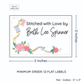 PPLR_HIDDEN_PRODUCT Thread and Flowers (2"x3" Cotton - 12 labels/set)