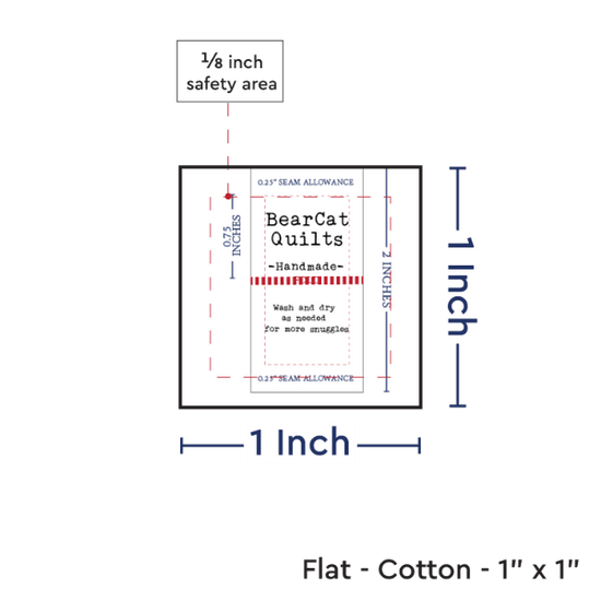 PPLR_HIDDEN_PRODUCT Print your Logo or Image on FLAT Cotton Tags