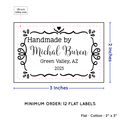 PPLR_HIDDEN_PRODUCT Swirl Accent Border (2"x3" Cotton - 12 labels/set)