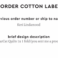 PPLR_HIDDEN_PRODUCT Reorder Previous Label Design - COTTON