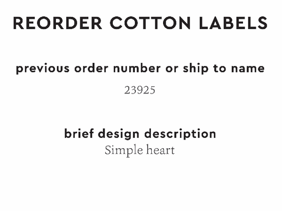 PPLR_HIDDEN_PRODUCT Reorder Previous Label Design - COTTON
