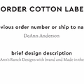 PPLR_HIDDEN_PRODUCT Reorder Previous Label Design - COTTON