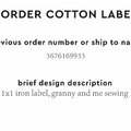 PPLR_HIDDEN_PRODUCT Reorder Previous Label Design - COTTON