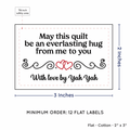 PPLR_HIDDEN_PRODUCT Double Heart Quote (2"x3" Cotton - 12 labels/set)