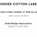 PPLR_HIDDEN_PRODUCT Reorder Previous Label Design - COTTON
