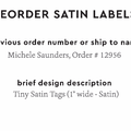 PPLR_HIDDEN_PRODUCT Reorder Previous Label Design - SATIN