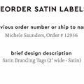 PPLR_HIDDEN_PRODUCT Reorder Previous Label Design - SATIN