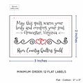 PPLR_HIDDEN_PRODUCT Double Heart Quote (2"x3" Cotton - 12 labels/set)
