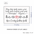 PPLR_HIDDEN_PRODUCT Double Heart Quote (2"x3" Cotton - 12 labels/set)