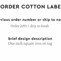 PPLR_HIDDEN_PRODUCT Reorder Previous Label Design - COTTON