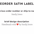 PPLR_HIDDEN_PRODUCT Reorder Previous Label Design - SATIN