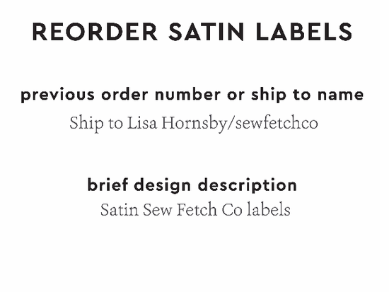 PPLR_HIDDEN_PRODUCT Reorder Previous Label Design - SATIN
