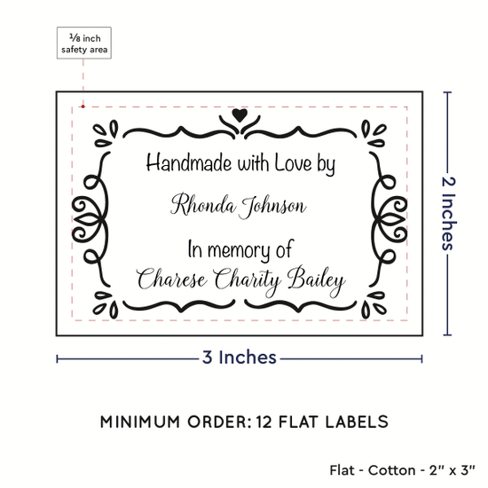PPLR_HIDDEN_PRODUCT Swirl Accent Border (2"x3" Cotton - 12 labels/set)