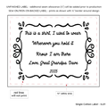 PPLR_HIDDEN_PRODUCT Decorative Frame Single Label