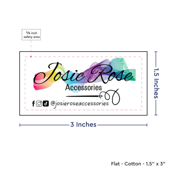 PPLR_HIDDEN_PRODUCT Print your Logo or Image on FLAT Cotton Tags