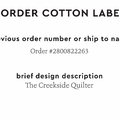 PPLR_HIDDEN_PRODUCT Reorder Previous Label Design - COTTON