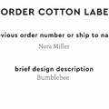 PPLR_HIDDEN_PRODUCT Reorder Previous Label Design - COTTON