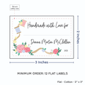 PPLR_HIDDEN_PRODUCT Thread and Flowers with Fill in Blanks (2"x3" Cotton - 12 labels/set)