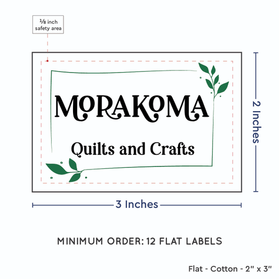 PPLR_HIDDEN_PRODUCT Leaf Quote (2"x3" Cotton - 12 labels/set)