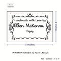 PPLR_HIDDEN_PRODUCT Swirl Accent Border (2"x3" Cotton - 12 labels/set)