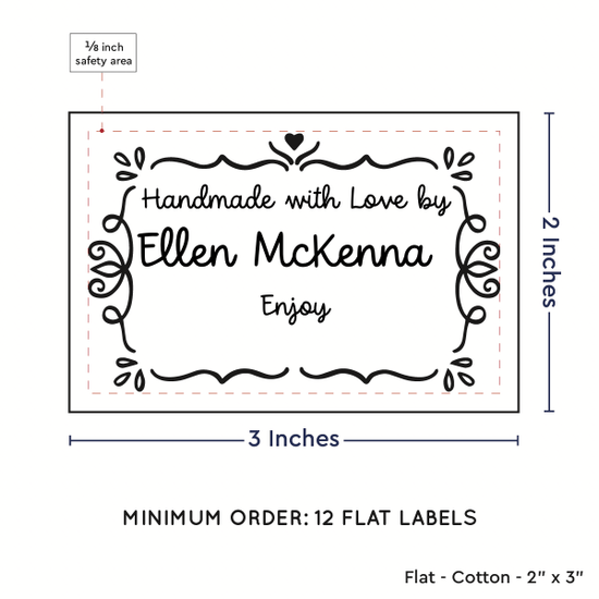 PPLR_HIDDEN_PRODUCT Swirl Accent Border (2"x3" Cotton - 12 labels/set)