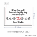PPLR_HIDDEN_PRODUCT Double Heart Quote (2"x3" Cotton - 12 labels/set)
