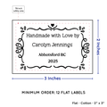 PPLR_HIDDEN_PRODUCT Swirl Accent Border (2"x3" Cotton - 12 labels/set)