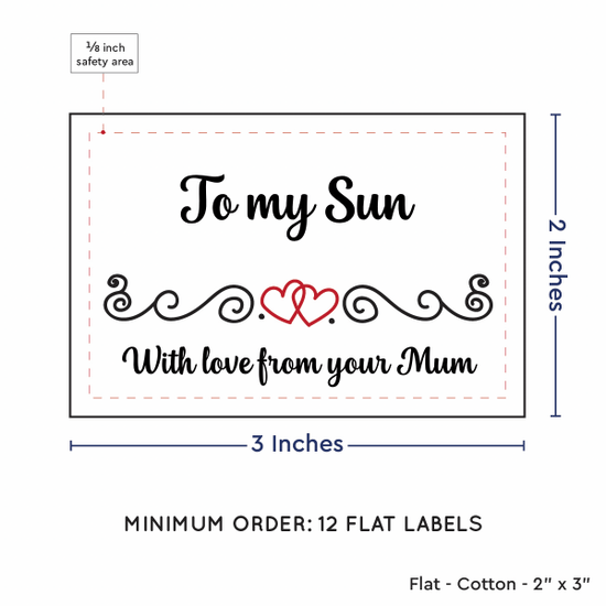 PPLR_HIDDEN_PRODUCT Double Heart Quote (2"x3" Cotton - 12 labels/set)