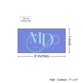 PPLR_HIDDEN_PRODUCT Print your Logo or Image on FLAT Cotton Tags