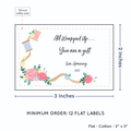 PPLR_HIDDEN_PRODUCT Thread and Flowers (2"x3" Cotton - 12 labels/set)