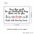 PPLR_HIDDEN_PRODUCT Double Heart Quote (2"x3" Cotton - 12 labels/set)