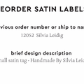 PPLR_HIDDEN_PRODUCT Reorder Previous Label Design - SATIN