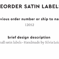 PPLR_HIDDEN_PRODUCT Reorder Previous Label Design - SATIN