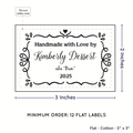 PPLR_HIDDEN_PRODUCT Swirl Accent Border (2"x3" Cotton - 12 labels/set)