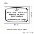 PPLR_HIDDEN_PRODUCT Frame Quote (2"x3" Cotton - 12 labels/set)