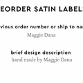 PPLR_HIDDEN_PRODUCT Reorder Previous Label Design - SATIN