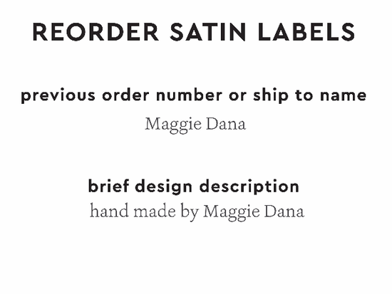 PPLR_HIDDEN_PRODUCT Reorder Previous Label Design - SATIN