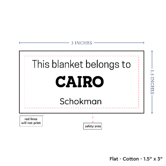 PPLR_HIDDEN_PRODUCT Text Only Medium Large Label (1.5"x3"-Cotton)