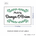 PPLR_HIDDEN_PRODUCT Holly Frame (2"x3" Cotton - 12 labels/set)