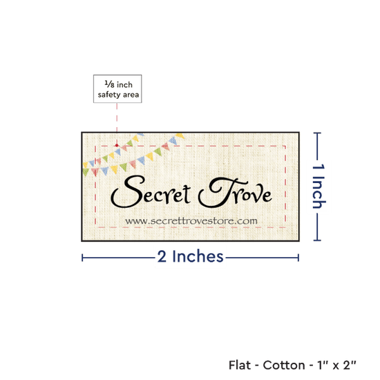 PPLR_HIDDEN_PRODUCT Print your Logo or Image on FLAT Cotton Tags