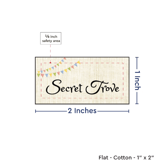 PPLR_HIDDEN_PRODUCT Print your Logo or Image on FLAT Cotton Tags