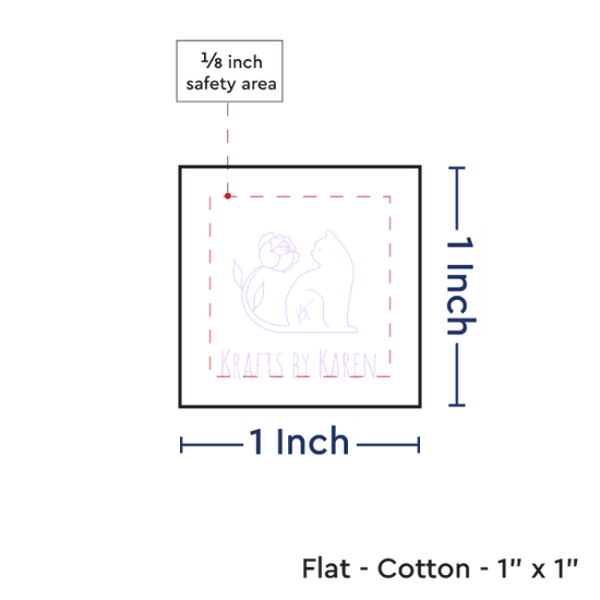 PPLR_HIDDEN_PRODUCT Print your Logo or Image on FLAT Cotton Tags