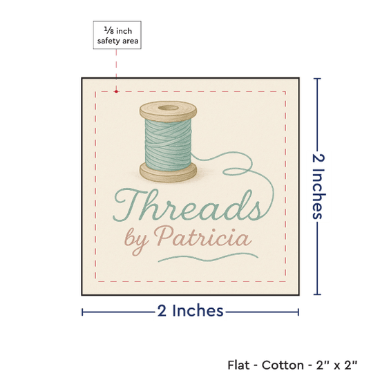 PPLR_HIDDEN_PRODUCT Print your Logo or Image on FLAT Cotton Tags