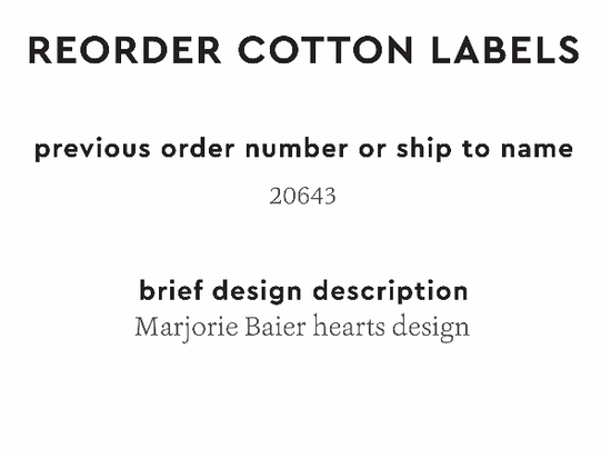 PPLR_HIDDEN_PRODUCT Reorder Previous Label Design - COTTON