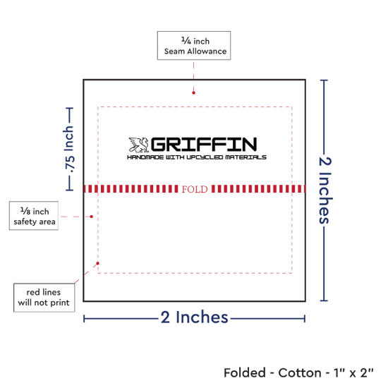 PPLR_HIDDEN_PRODUCT Print Your Logo or Image on FOLDED Cotton Tags