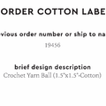 PPLR_HIDDEN_PRODUCT Reorder Previous Label Design - COTTON