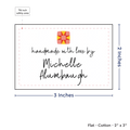 PPLR_HIDDEN_PRODUCT Print your Logo or Image on FLAT Cotton Tags