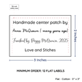 PPLR_HIDDEN_PRODUCT Large Text Only Label (2"x3"-Cotton)