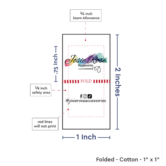 PPLR_HIDDEN_PRODUCT Print Your Logo or Image on FOLDED Cotton Tags